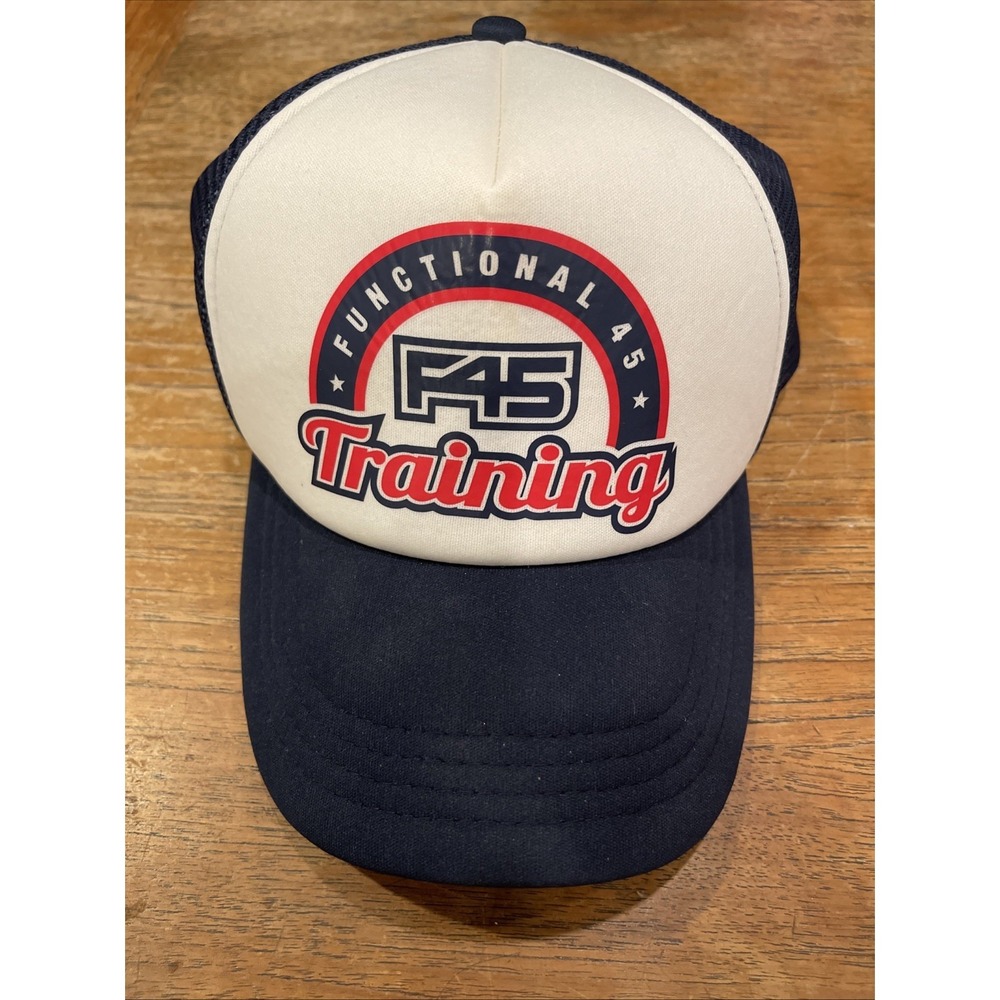 Functional 45 F45 Training Adjustable Mesh Back Heritage Trucker‎ Cap Hat
